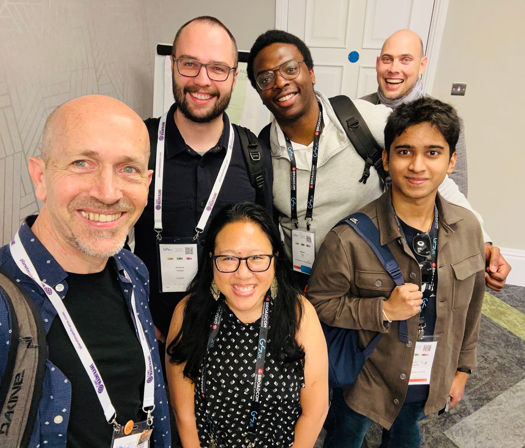 With the mainframe community in London